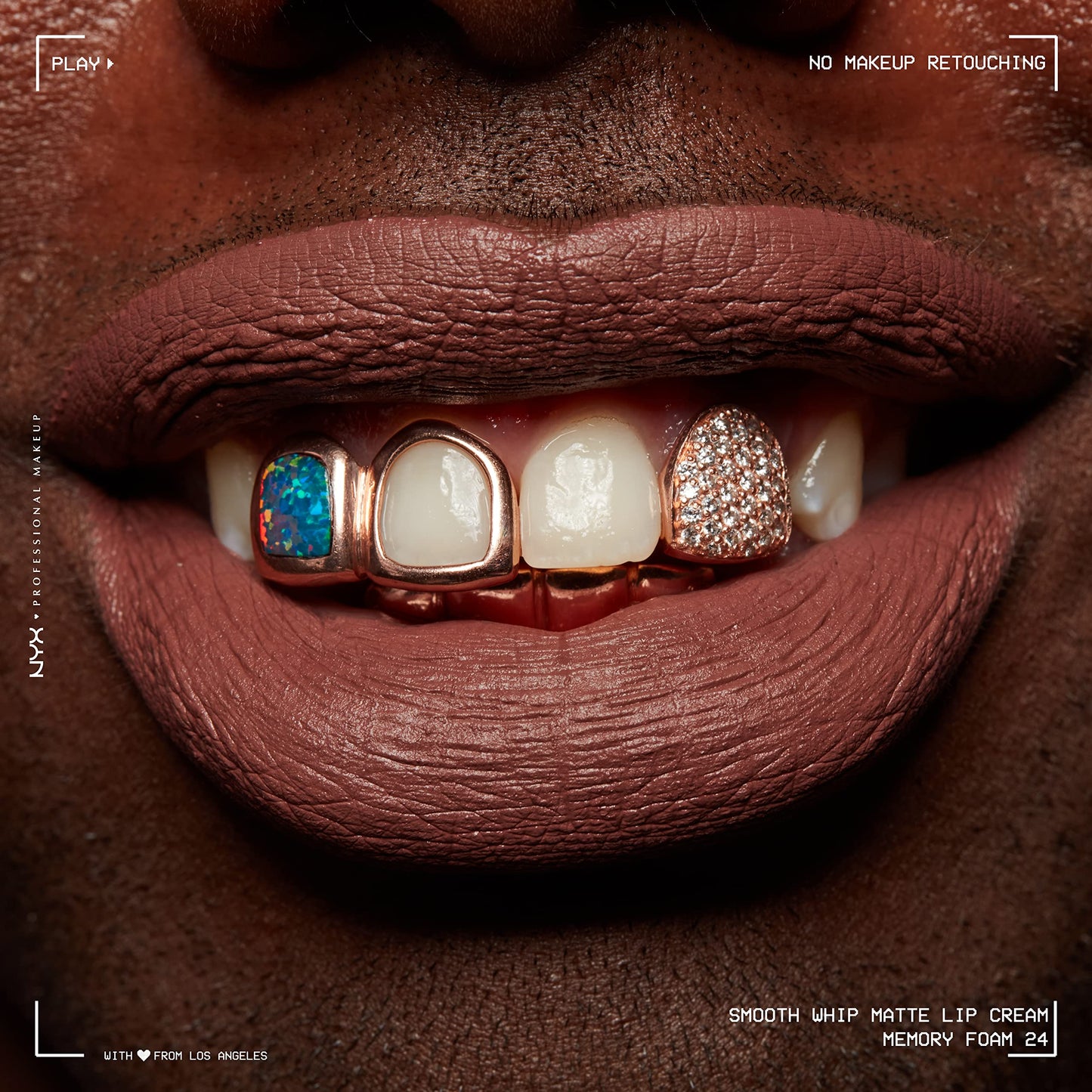 NYX PROFESSIONAL MAKEUP Smooth Whip Matte Lip Cream, Long Lasting, Moisturizing, Vegan Liquid Lipstick - Chocolate Mousse (Deep Red Brown)