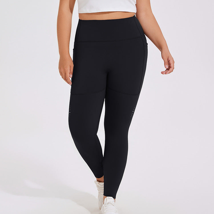 Plus Size High Waist Hip Lift Lulu Yoga Pants Women Running