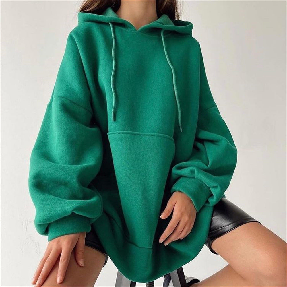 Emerald Green Cozy Hoodie