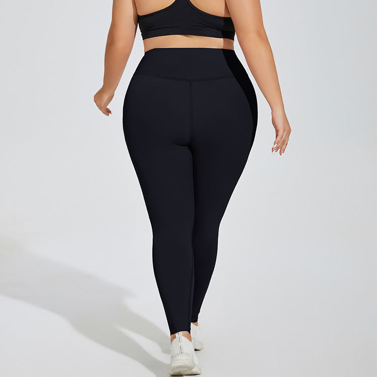 Voidsy Yoga Pants Nude High Waist Peach