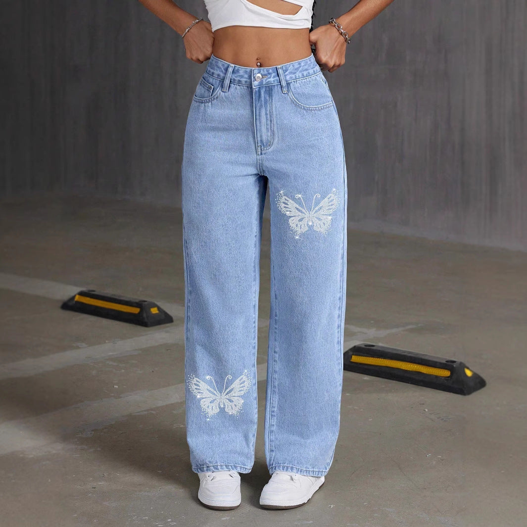 Butterfly Whisper Straight Jeans