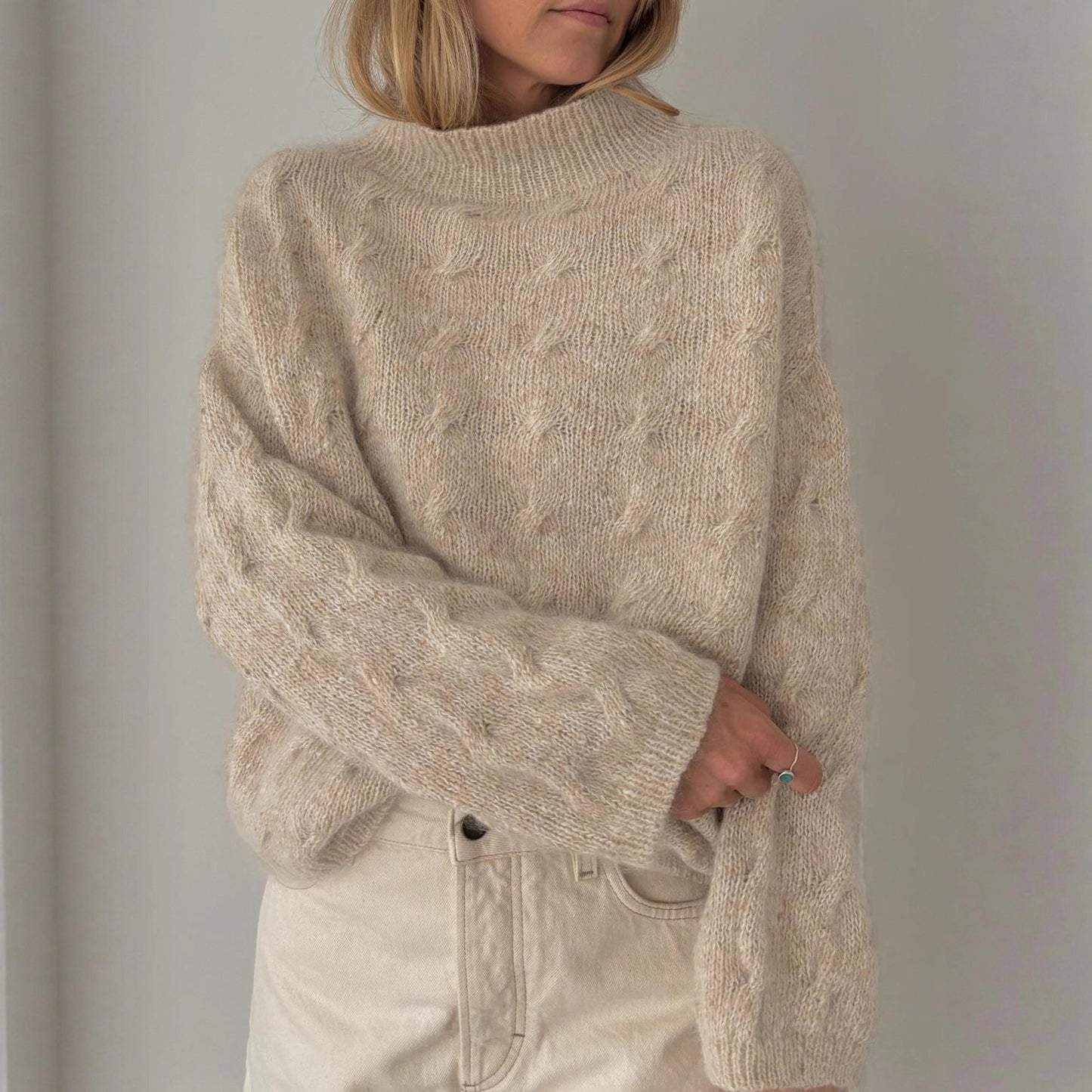 Beige Chill Knit