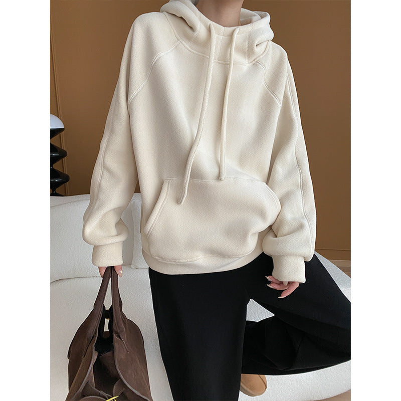 Cream Teddy Hoodie