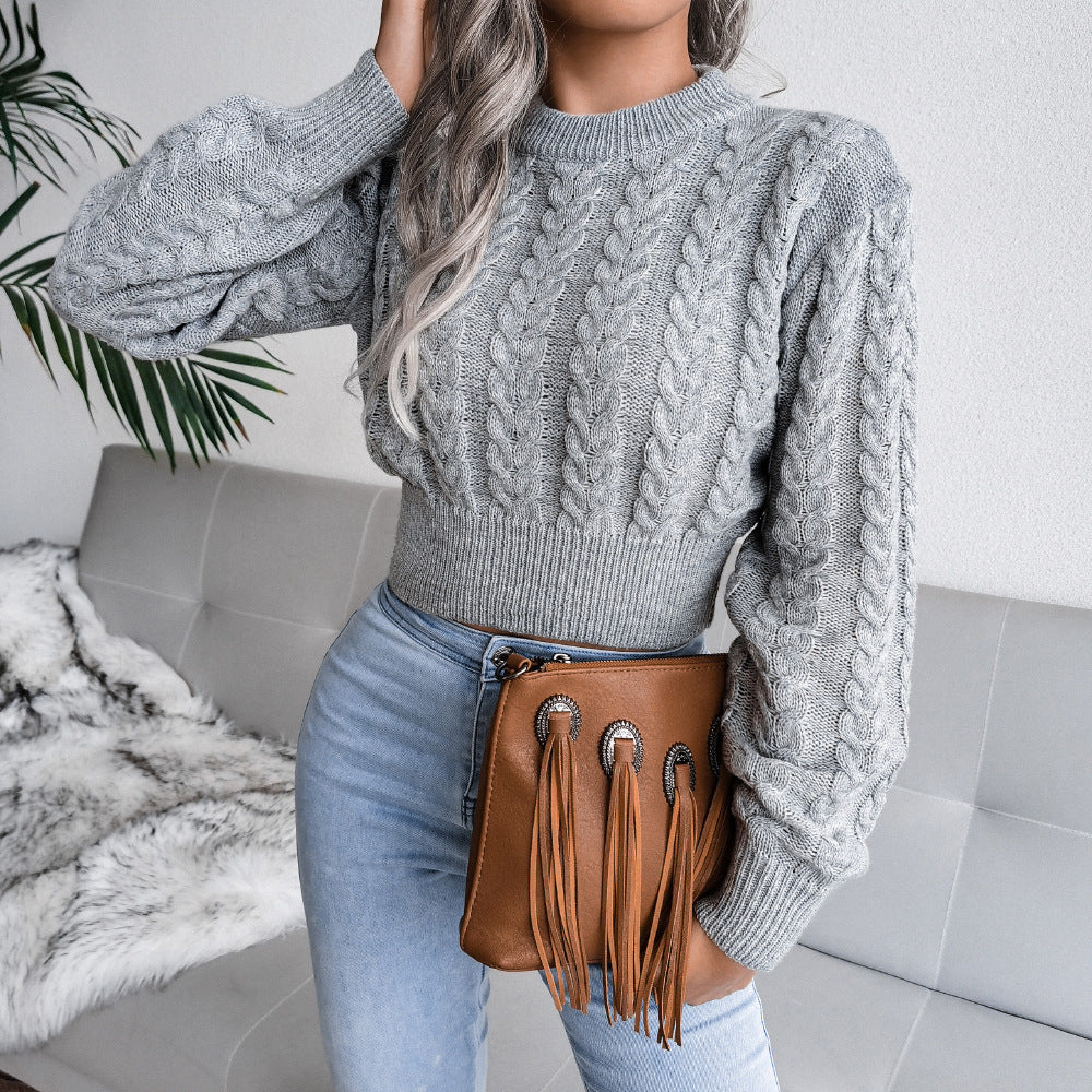 Grey Waist Knit
