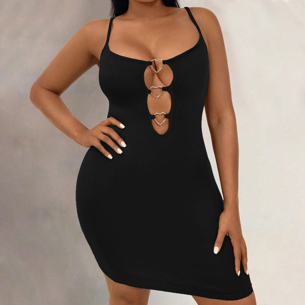 Black Cut-Out Bodycon dress