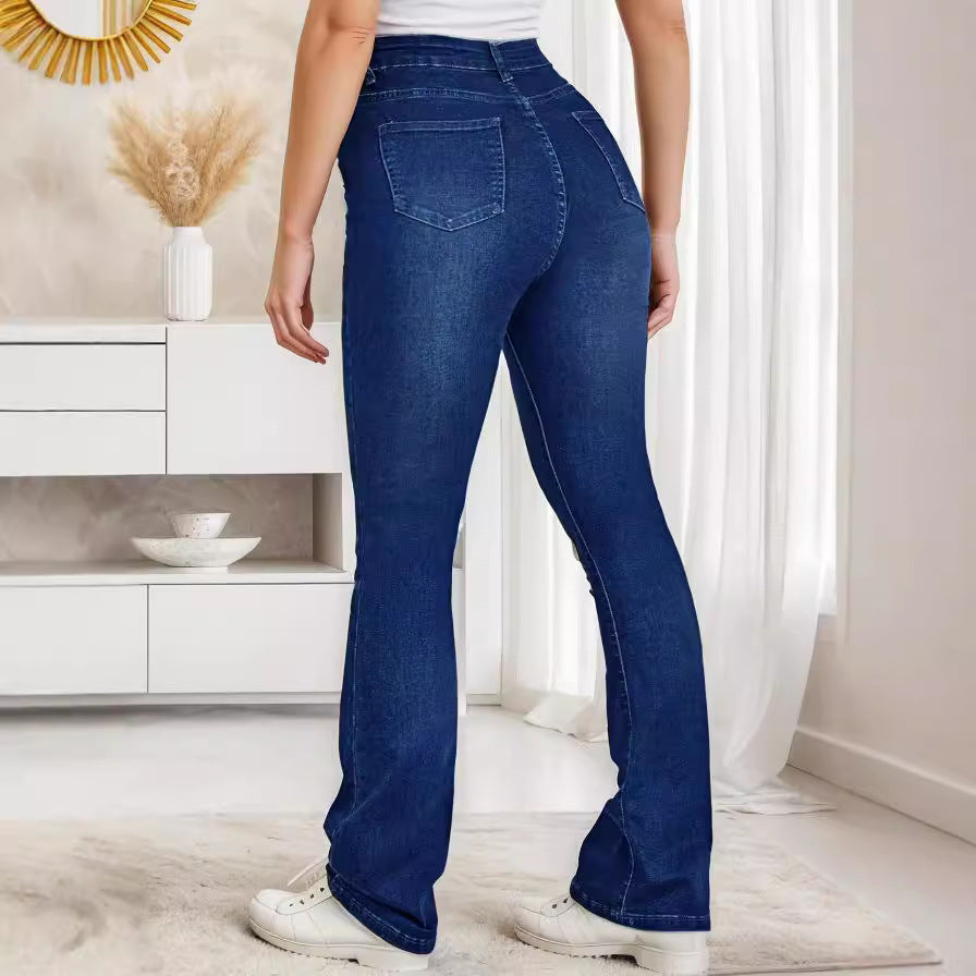 Timeless Fit Bootcut - Dark indigo