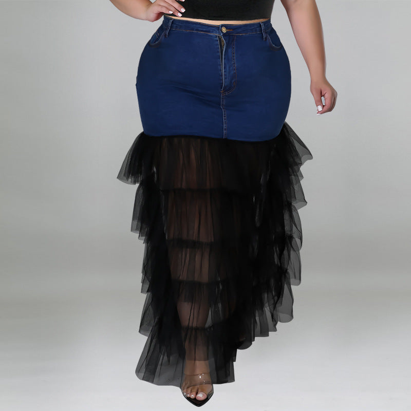 Dark Blue Skirt