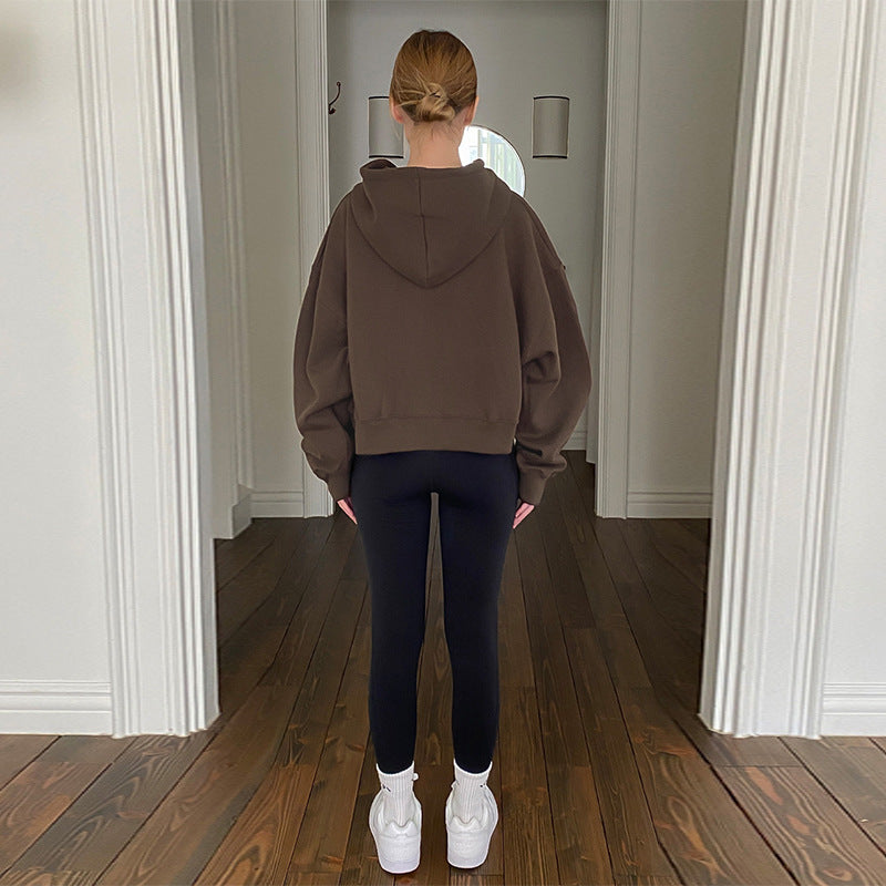 Royal Blue Loose Hoodie