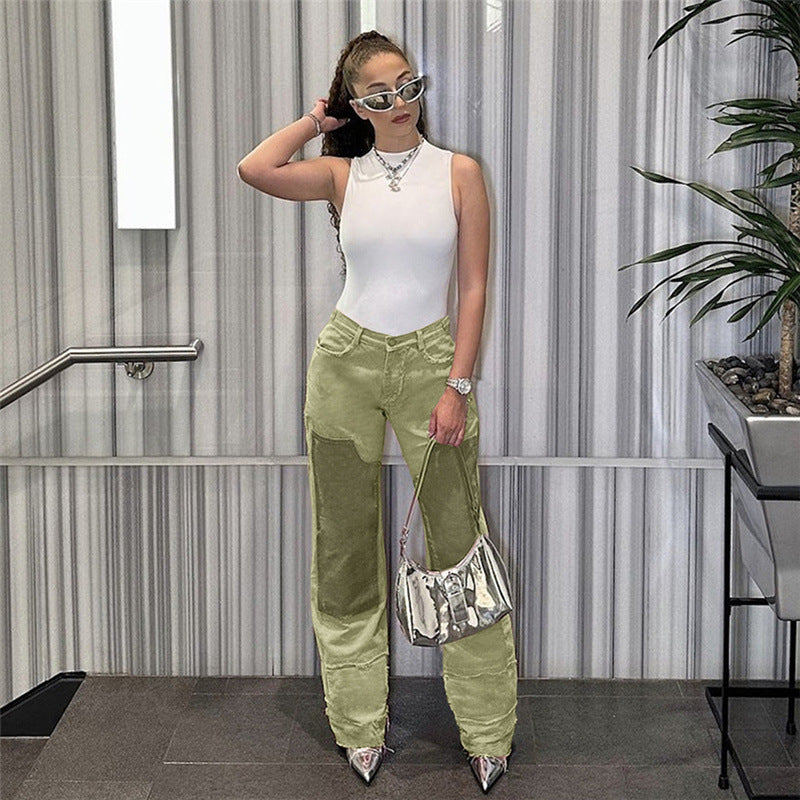 Blush Crush Wide Leg Jeans