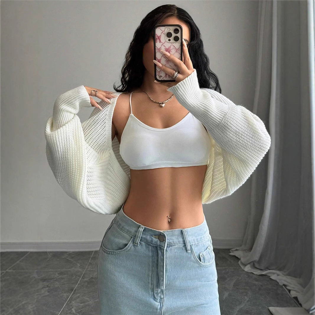 Cloud Puff Knit Cardigan