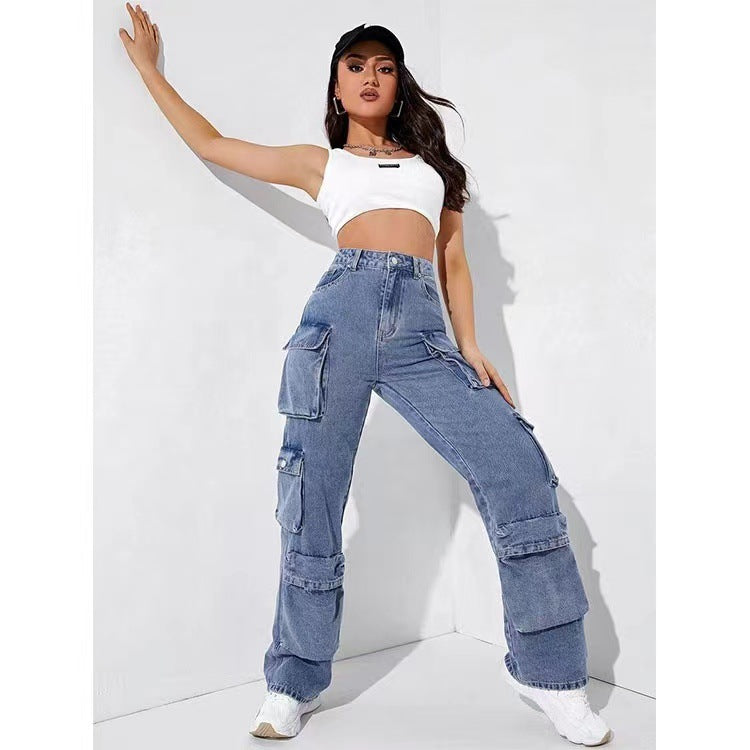 Urban Cargo Wide Leg Jeans
