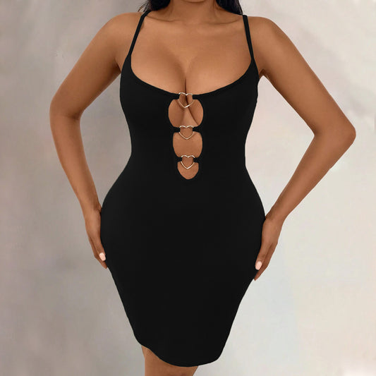Black Cut-Out Bodycon dress