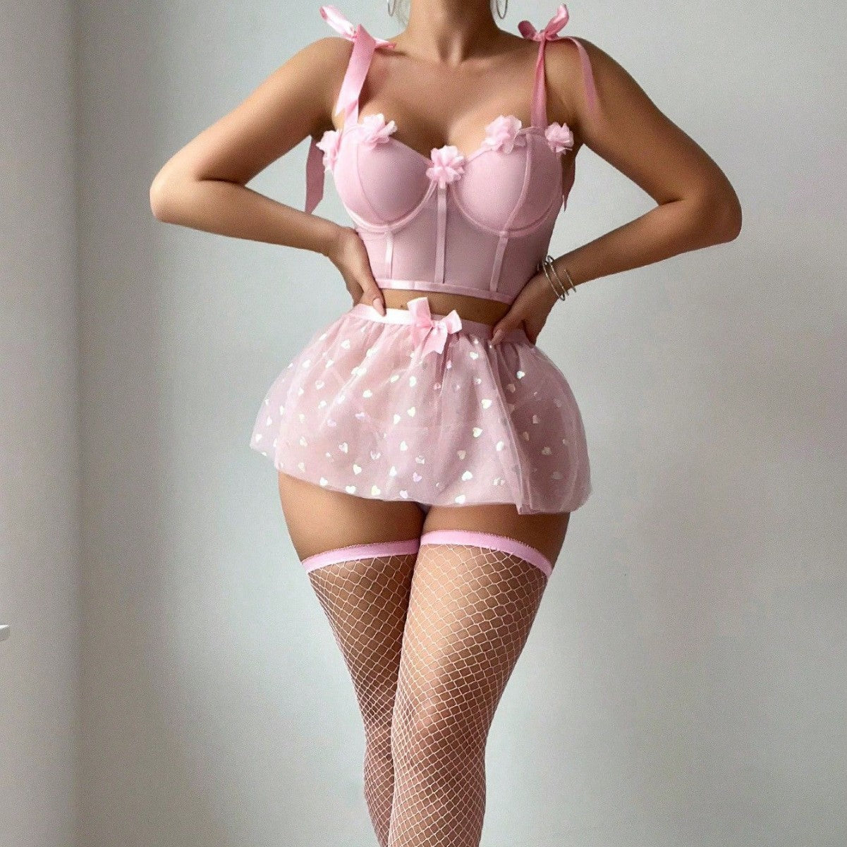 Sexy Lingerie Sexy Sheer Mesh Slit Pajamas Sexy Lingerie for Women