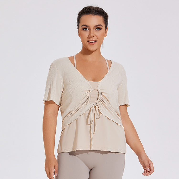 Milk Apricot Short-Sleeved