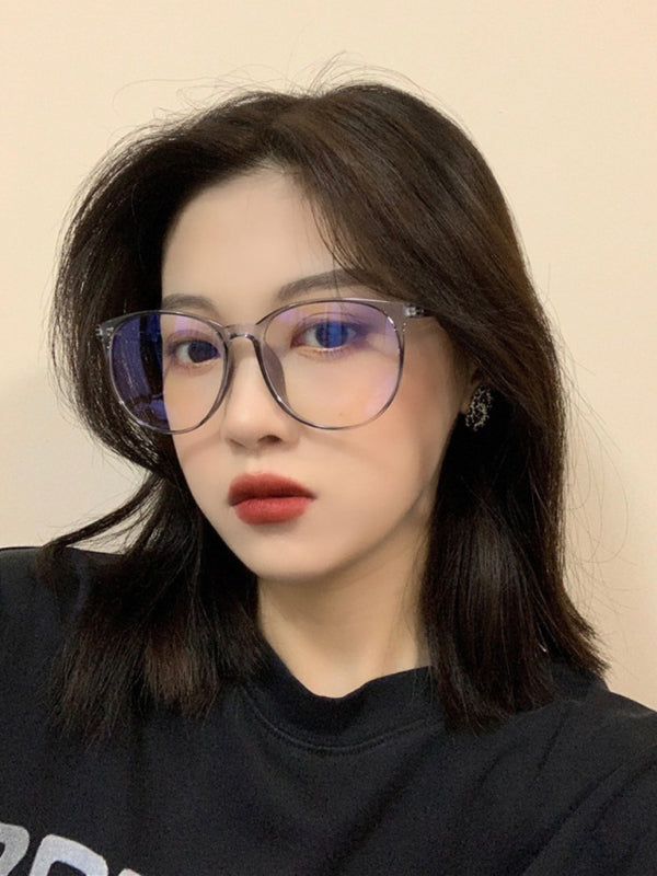 New fashionable anti-blue light large frame glasses frames