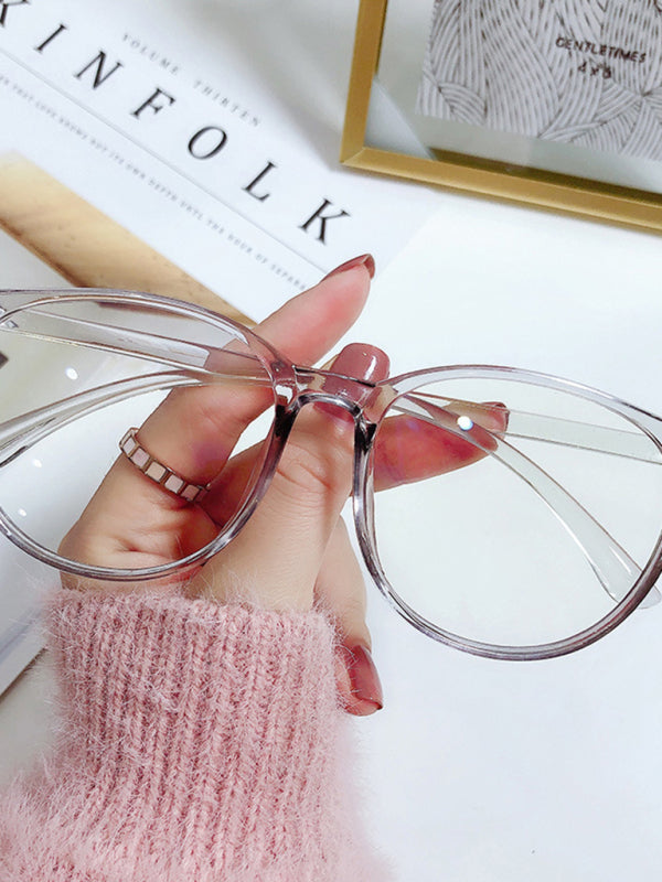 New fashionable anti-blue light large frame glasses frames