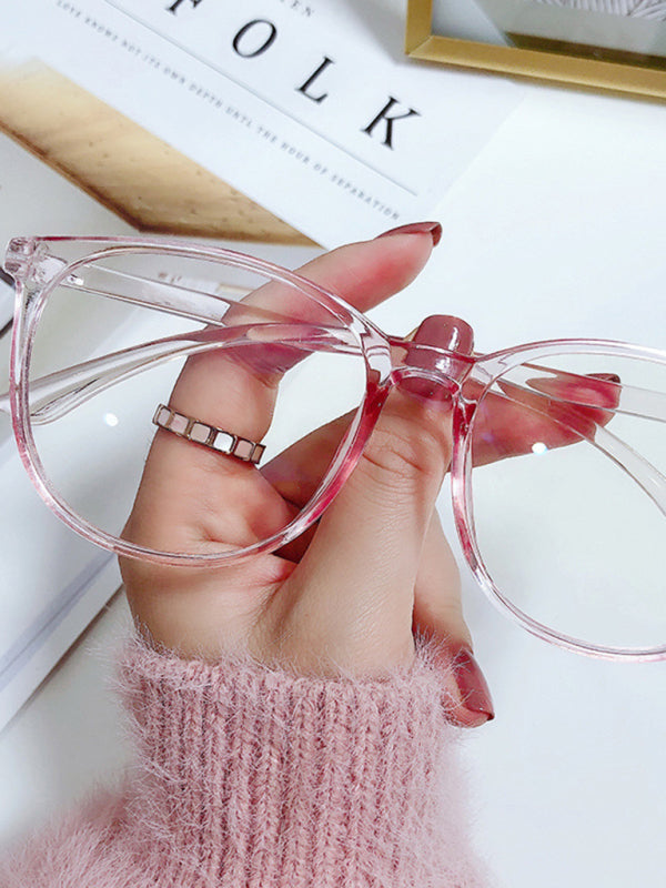 New fashionable anti-blue light large frame glasses frames