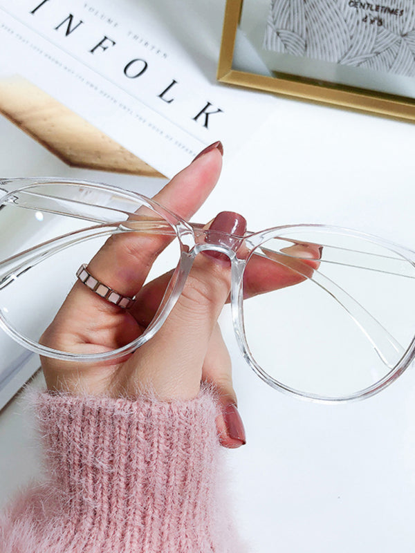 New fashionable anti-blue light large frame glasses frames