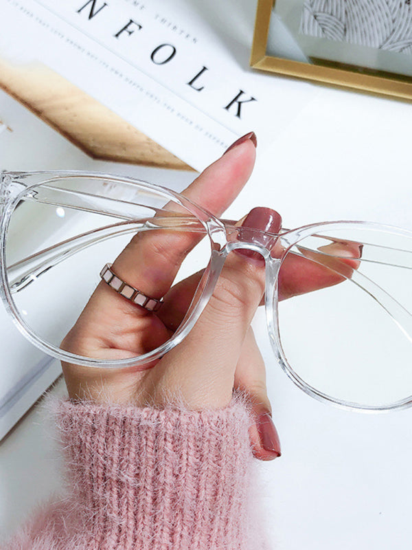 New fashionable anti-blue light large frame glasses frames