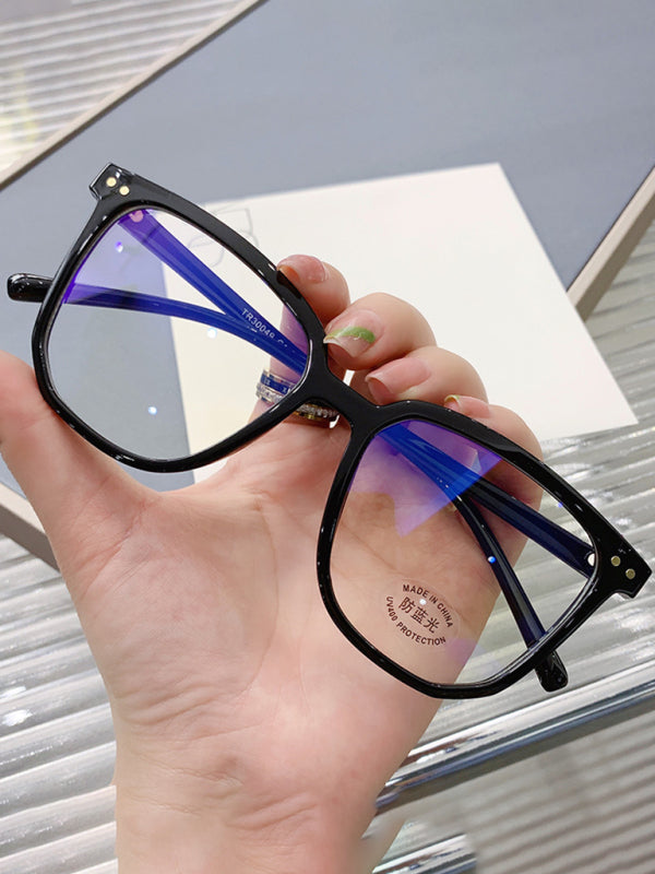 New style anti-blue light large frame fashion glasses