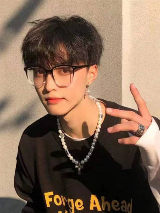 New style anti-blue light large frame fashion glasses