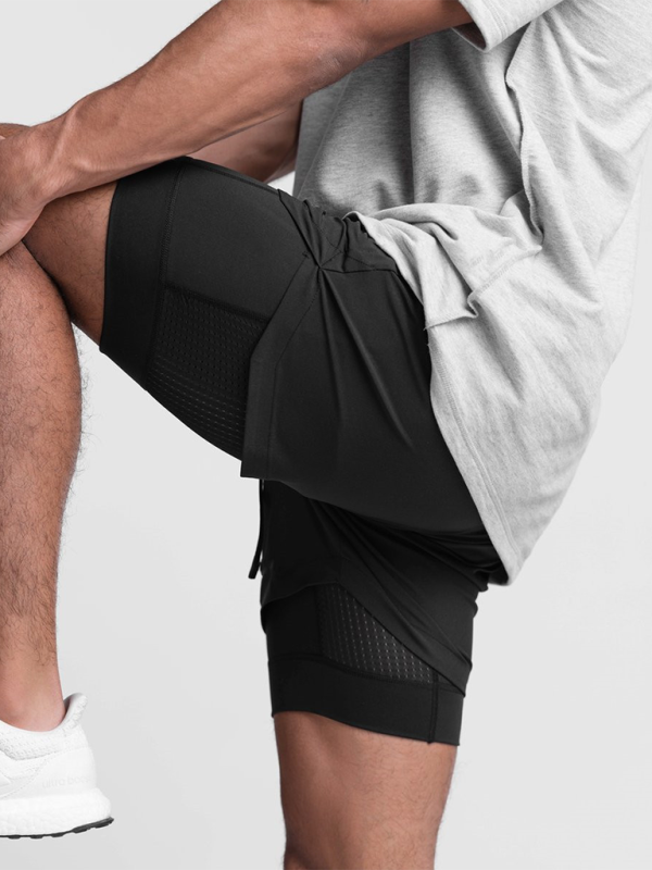 Double layer breathable anti-exposure Voidsy sports shorts