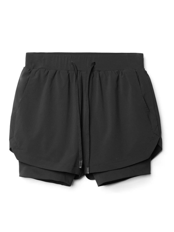 Double layer breathable anti-exposure Voidsy sports shorts