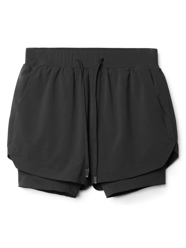 Double layer breathable anti-exposure Voidsy sports shorts