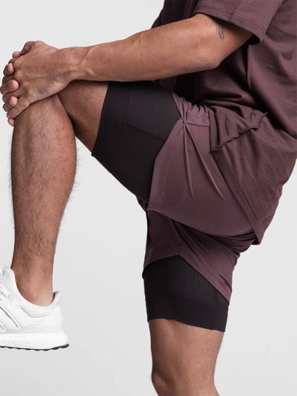 Double layer breathable anti-exposure Voidsy sports shorts