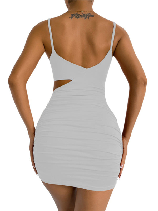 Voidsy sexy open waist camisole dress