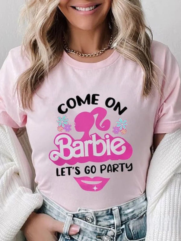 Women's Barbie Shoulder T-Shirt