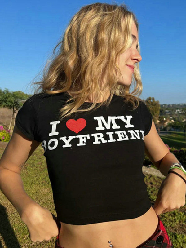 Voidsy "I love my bf"  T-shirt