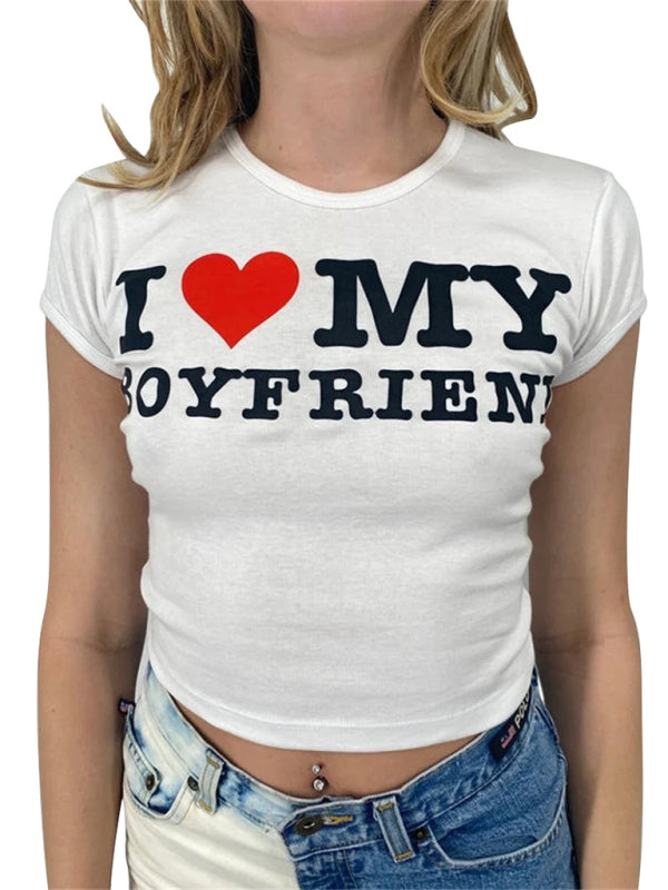 Voidsy "I love my bf"  T-shirt
