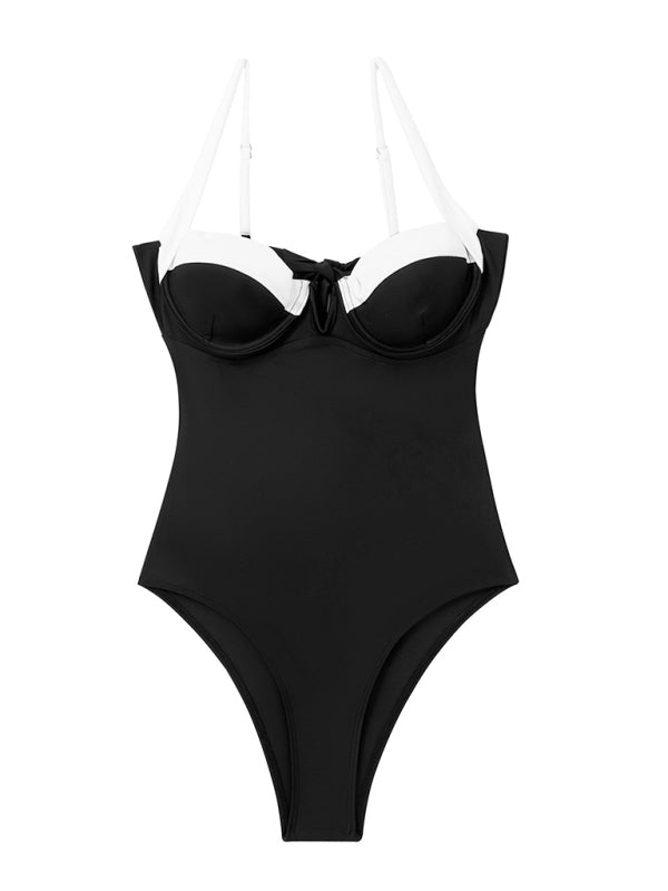 One-piece Voidsy Swimsuit Slim High Stretch Swimsuit