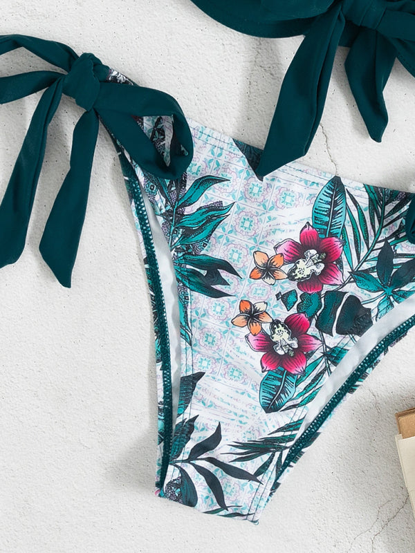 Voidsy Two-tone Printed Bikini