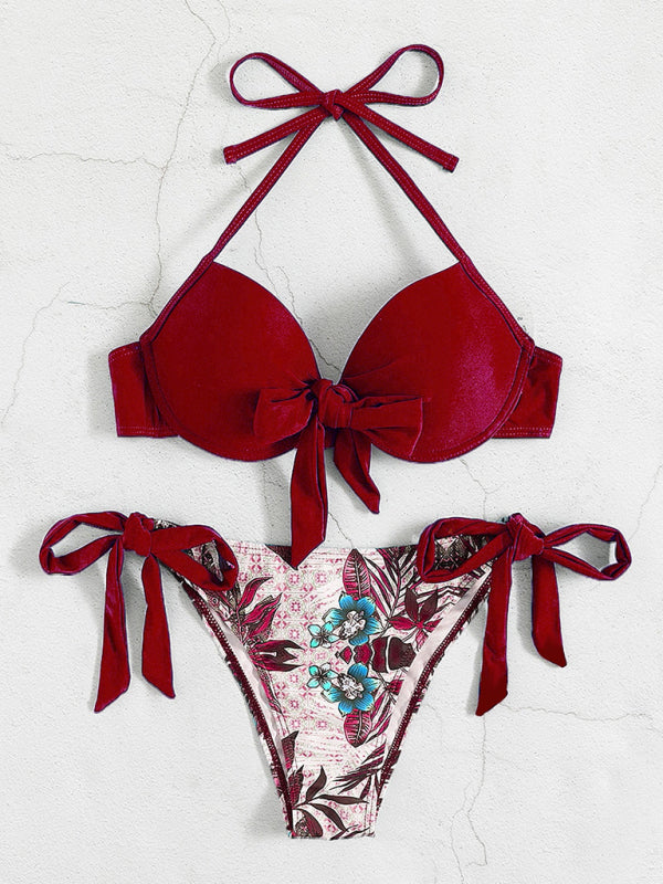 Voidsy Two-tone Printed Bikini