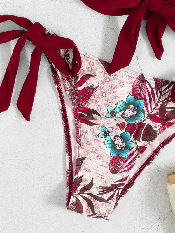 Voidsy Two-tone Printed Bikini