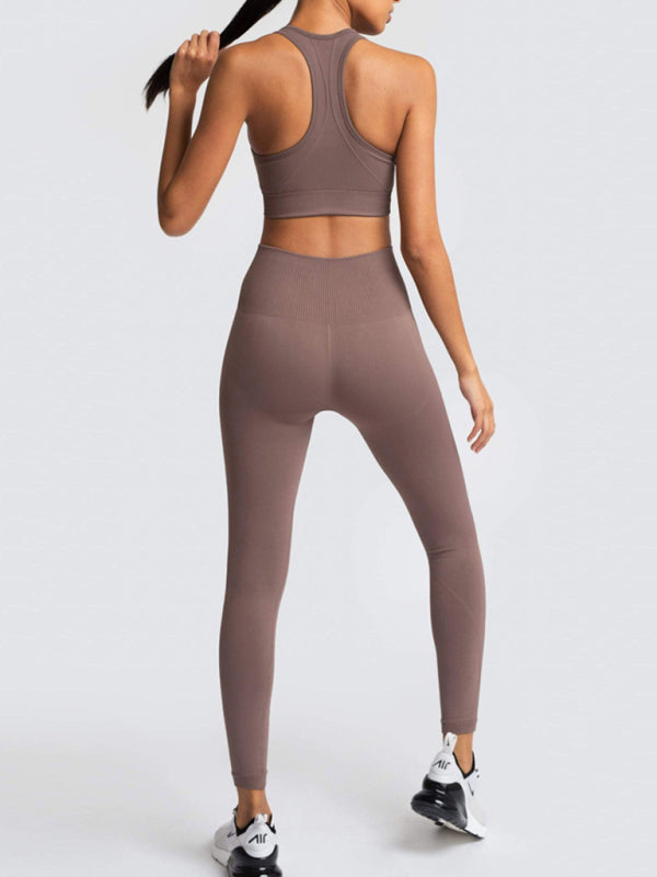 MOVE by Voidsy High Waist Peach Hip Two-piece Set